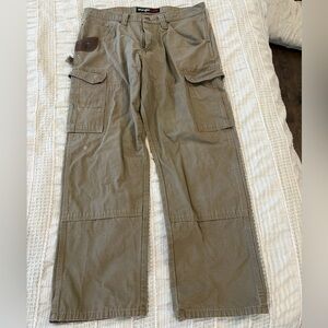 Wrangler RIGGS Workwear Double Knee Khaki Pants 34x30